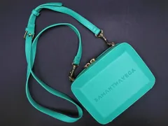 Samantha Vega サマンサベガ スクエア ショルダー バッグ 緑 ■■ レディース