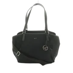 アニエスベー agnes b. 2WAY トートバッグ ショルダーバッグ ナイロン ブラック 黒 PAS23-05  /MI ■GY18