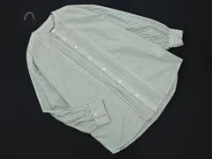 Rope Picnic ロペピクニック ストライプ シャツ size38/白ｘ緑 ■◇ レディース