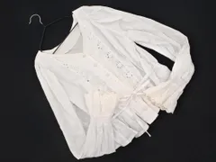 m line エムライン mystic ミスティック レース ブラウス シャツ sizeF/オフホワイト ■◇ レディース