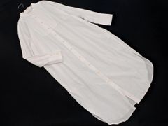 chocol raffine robe ショコラフィネローブ バンドカラー シャツ ワンピース sizeF/白 ■◇ レディース