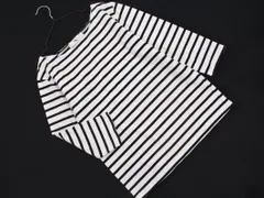 N. エヌ ナチュラルビューティーベーシック 7分袖 ボーダー カットソー sizeM/白 ■◇ レディース