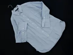 UNTITLED アンタイトル ストライプ シャツ size2/水色 ■◇ レディース