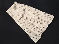 N. エヌ ナチュラルビューティーベーシック ドット マキシ スカート sizeM/アイボリー ■◇ レディース