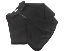 niko and ニコ アンド ダンボール ハーフジップ プルオーバー パーカー sizeL/黒 ■◇ レディース