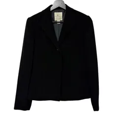  KUMIKYOKU 組曲 NOIR フォーマル テーラードジャケット ブラック サイズ1【Z1820】