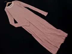 Ungrid アングリッド ボーダー ロング ワンピース sizeF/白ｘ赤ｘ青 ■◇ レディース