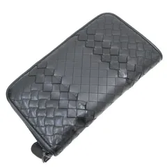 (中古)ボッテガヴェネタ ラウンドファスナー長財布  114076【Bランク】