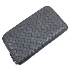 (中古)ボッテガヴェネタ ラウンドファスナー長財布  114076【Bランク】