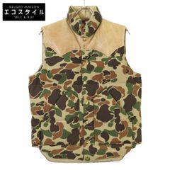 Rocky Mountain Featherbed ロッキーマウンテンフェザーベッド 450-462-53 ﾌﾞﾗｳﾝ ｶﾓﾌﾗ 迷彩 ﾀﾞｳﾝﾍﾞｽﾄ Down Vest 38