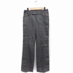 アルファキュービック ALPHA CUBIC センターシーム パンツ ストレート ウール混 64-89 グレー 灰 /FT39