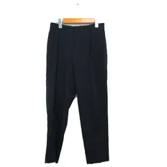 グローバルワーク GLOBAL WORK スラックス パンツ センタープレス リネン シンプル L ネイビー 紺 /KT10