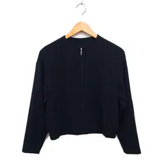 アイシービー iCB ワイド ジャンパー ブルゾン クロップド ジップアップ 9 黒 ブラック /NT30のサムネイル