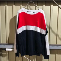 2217 DUNLOP トレーナー レッド ブラック L ダンロップ スウェット ワンポイントロゴ 古着卸 アメリカ仕入