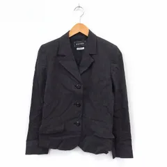 マカフィー MACPHEE トゥモローランド ジャケット アウター テーラード ポケット シンプル グレー /ST8