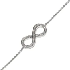 ティファニー ブレスレット Pt950 ダイヤ インフィニティ ブレスレット