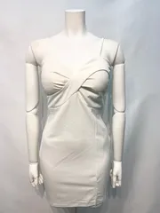 2418 キャバクラ　ドレス　伸縮性　シンプル　タイト　ミニ　キャミ　キャバドレス　S