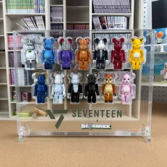 SEVENTEEN BE@RBRICK(ベアブリック) 13個入り アクリル ショーケース ロゴ 下部型