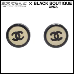 シャネル CHANEL イヤリング シルバー プラスチック ラウンド ココマーク ミラー コスチュームジュエリー 01P レディース 101856881