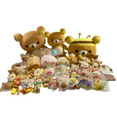 ★ リラックマ グッズ ぬいぐるみ まとめ ぬいぐるみ コインケース スマホショルダーポーチ など コリラックマ キイロイトリ 現状品 3.4kg