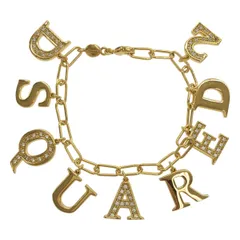 DSQUARED2 ディースクエアード ロゴチェーンブレスレット  ゴールドのサムネイル