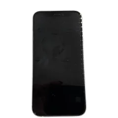 ■iPhone 12 mini 64GB ホワイト SIMロックあり UQモバイル バッテリー76% 画面割れ2399065,2,399,065