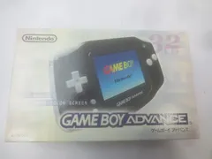  ゲーム ゲームボーイアドバンス 本体 AGB-001 ブラック 取扱説明書 箱付き ジャンク品