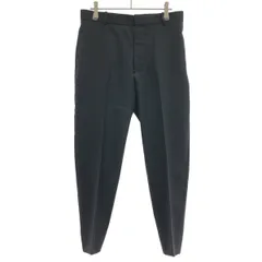 ALEXANDER McQUEEN アレキサンダーマックイーン ウールテーパードスラックスパンツ  ブラック 44のサムネイル