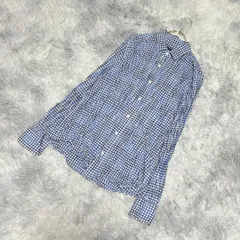 【良品】ESTNATION エストネーション チェック柄長袖シャツ (M) カジュアル 一点もののサムネイル