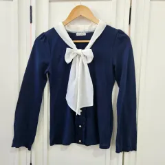 アクシーズファム (axes femme) リー リボン セーラー Tシャツ