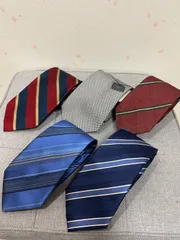 ビジネスネクタイ5本セット シルク100% J.PRESS COMME CA MEN THE SUIT COMPANY 等 まとめ売り