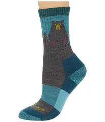 ダーンタフバーモント レディース アンダーウェア 靴下 Darn Tough Vermont Bear Town Micro Crew Light Cushion Aqua アクアのサムネイル