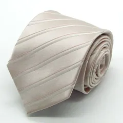 オリヒカ ブランド ネクタイ シルク ストライプ柄 PO メンズ ピンク ORIHICA 【中古】