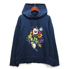 ［タグ付き未着用品］ロイスクレヨン　花柄刺繍ネイビー パーカー 2026年最新】Lois CRAYON レディース パーカーの人気アイテム - メルカリ