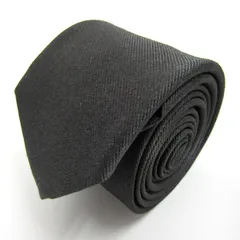 スーツセレクト ネクタイ ブランド 無地 シルク PO メンズ グレー SUIT SELECT 【中古】