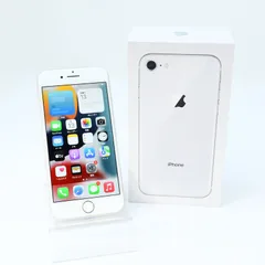 【液晶美品】docomo SIMフリー iPhone8 64GB シルバー