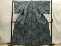 平和屋着物■上質な紬　風景文　正絹　逸品　AABG8174sxのサムネイル