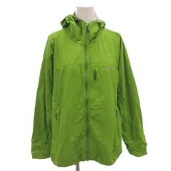 モンベル Montbell ライトシェルパーカー ジャケット ロゴ刺繍 L 緑 グリーン 1106291 /FF ■GY12