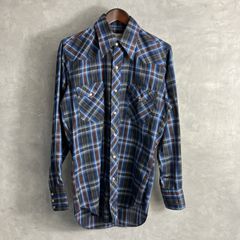 80s USA製 Wrangler プリネル配色 希少カラー ターコイズブルー - メルカリ