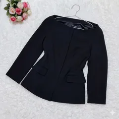 ZARA BASIC ノーカラー ジャケット ブラック S