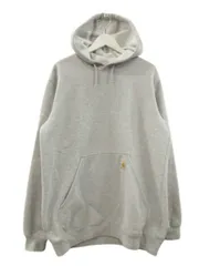 カーハート carhartt ルーズフィット グラフィック スウェット パーカー トレーナー 裏起毛 フーディー グレー M トップス