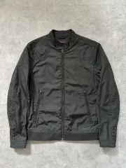 DIESEL ディーゼル 딥カーキ インダストリー ポリエステル バイカージャケット