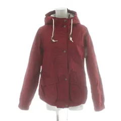 エーグル AIGLE マウンテンパーカ ジャケット M 赤 レッド フード付き 長袖 前ボタン /PP ■GY99