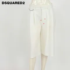 ディースクエアード DSQUARED2 レディース ハーフパンツ フレアダブルタックカラーハーフパンツ ホワイト系  （サイズ/36）ds0065のサムネイル