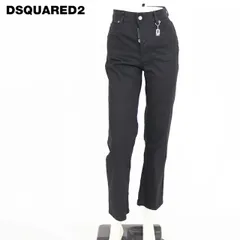 ディースクエアード DSQUARED2 レディース ロングパンツ チャーム付きカラーデニムパンツ ブラック系  （サイズ/36）ds0080のサムネイル