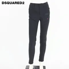 ディースクエアード DSQUARED2 レディース ロングパンツ 切替デザインスキニーパンツ ブラック系  （サイズ/38）ds0088のサムネイル