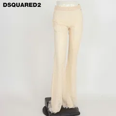 ディースクエアード DSQUARED2 レディース ロングパンツ 総レースベルボトムパンツ ホワイト系  （サイズ/36/38/40）ds0094