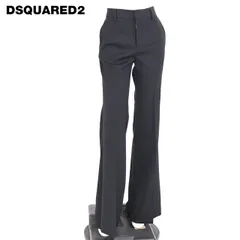 ディースクエアード DSQUARED2 レディース ロングパンツ センタープレスブーツカットスラックスパンツ ブラック系  （サイズ/38）ds0098のサムネイル