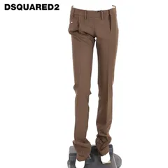 ディースクエアード DSQUARED2 レディース ロングパンツ ロールアップウエストデザインパンツ ブラウン系  （サイズ/38）ds0097のサムネイル