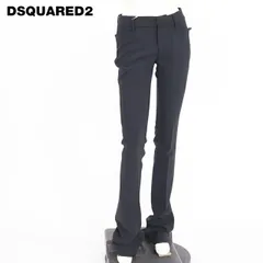 ディースクエアード DSQUARED2 レディース ロングパンツ センタープレスローライズスラックスパンツ ブラック系  （サイズ/36/38/40）ds0102のサムネイル